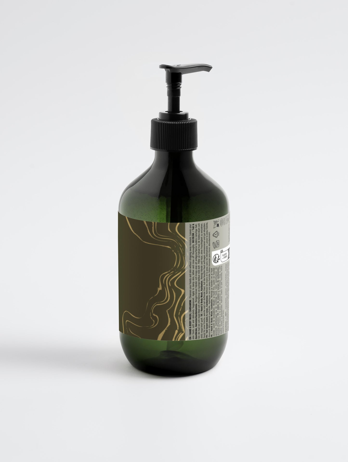 Gel douche et bain, gingembre et cardamome fumée