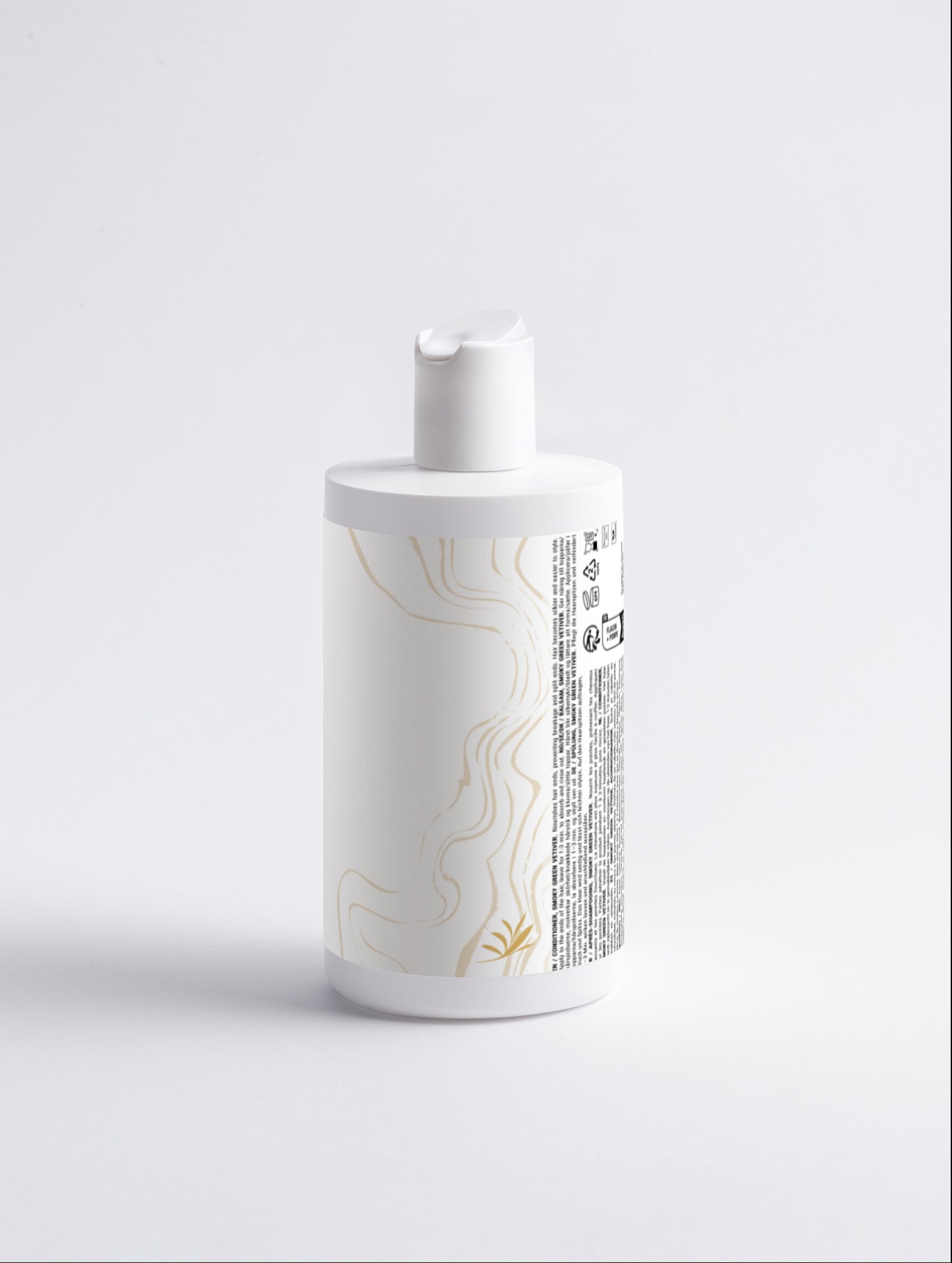 Après-shampoing brillant, vétiver vert fumé