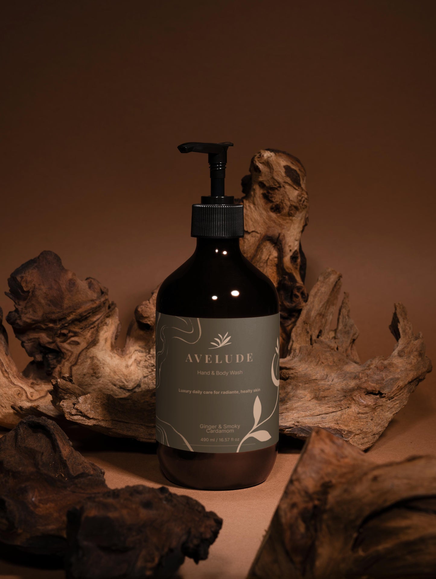 Gel douche et bain, gingembre et cardamome fumée