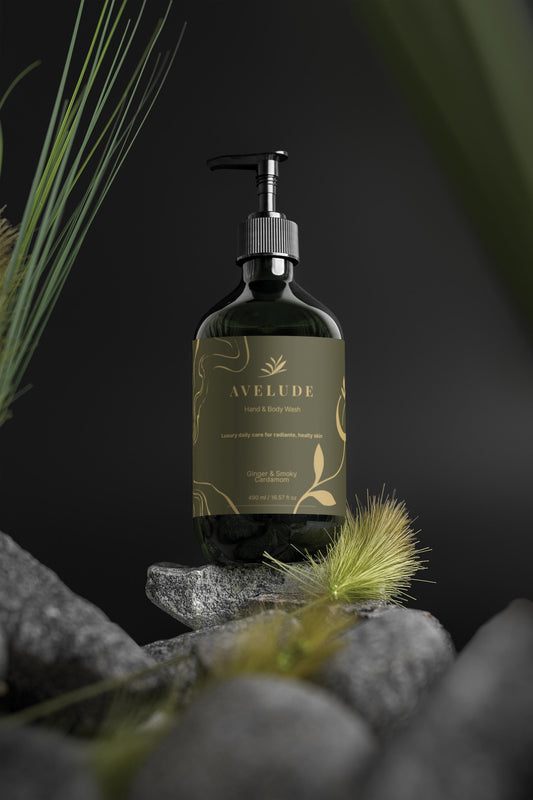 Gel douche et bain, gingembre et cardamome fumée