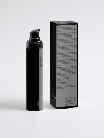 Gel visage au zinc sans huile pour hommes